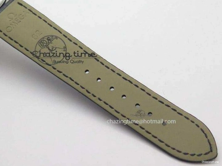 0501 Functional De Ville MK 1:1 Best Edition SS White Dial On Black Leather Strap A 8260